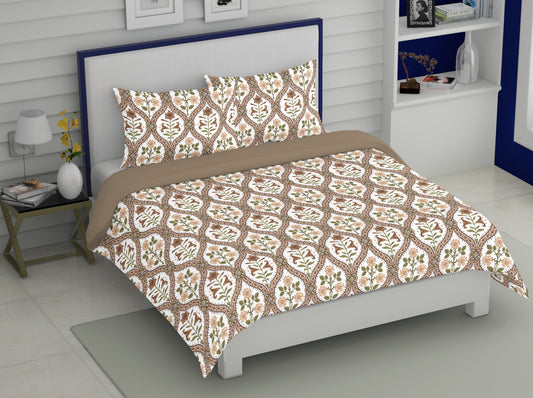 Sand Block Print | 186 TC | Queen size