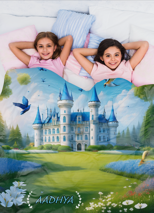 Blue Castle Theme Blanket