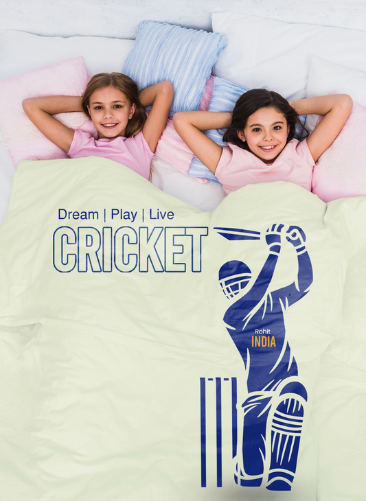 Cricket Sports Theme Blanket