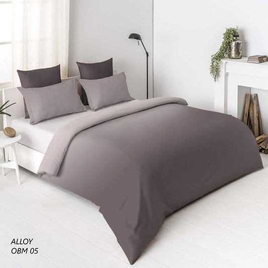 Ombre Alloy | 210 TC | King Bedsheet