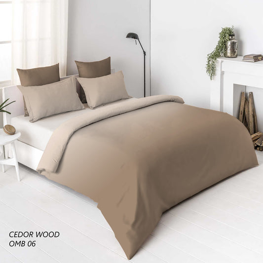 Ombre Wood | 210 TC | King Bedsheet