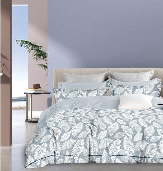 Glorious Grey | 186 TC | King Size Bedsheet