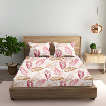 Pastel Paint  | 186 TC | King Size Bedsheet