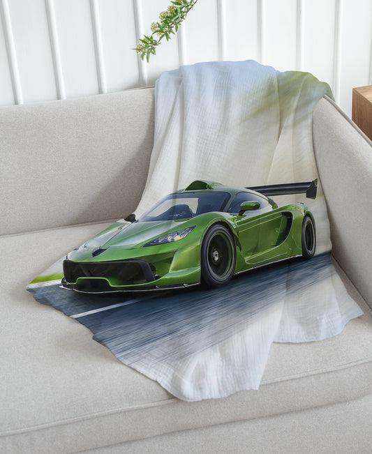 Super Car Sports Theme Blanket